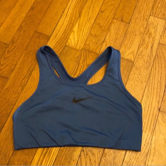 Nike Women's Deep Blue Sports Bra - Picture 1 of 4